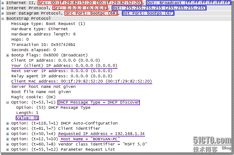 技术转载：图解DHCP的4步租约过程